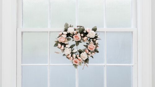 Window, Wreath, Heart HD Wallpapers Free Download