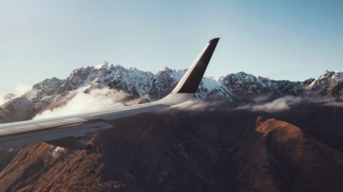 Wing, Plane, Mountains HD Wallpapers Free Download