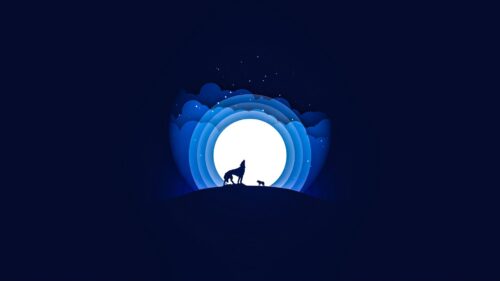 Wolf, Moon, Howling HD Wallpapers Free Download