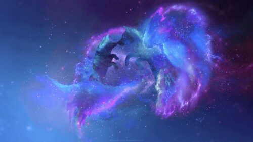 Wolves, Silhouettes, Stars Wallpapers Free Download
