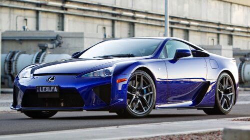 lexus lfa Au Spec, Blue, Side View Perfect Wallpapers Download