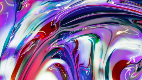 Abstract Liquid Fluid Motion Colorful Art 4K Wallpaper