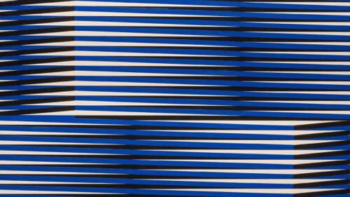 Abstract Blue and Black Horizontal Stripes Pattern 4K Wallpaper