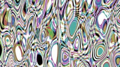 Abstract Liquid Wave Psychedelic Art 4K Desktop Wallpaper