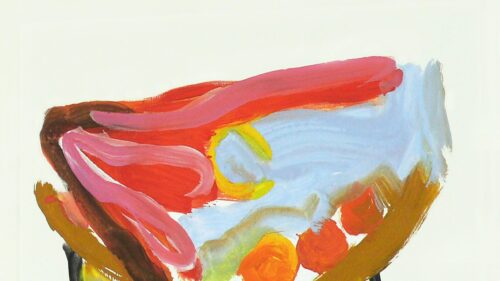 Abstract Artistic Brushstrokes Colorful Modern Painting Desktop Wallpaper
