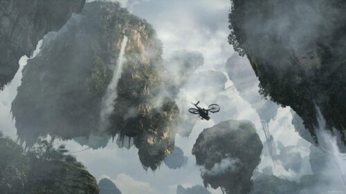 Epic Pandora Landscape and Banshee Flight Avatar 4K Desktop Wallpaper