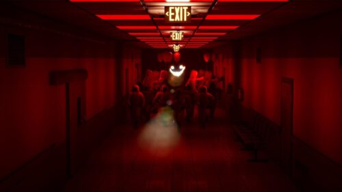 Eerie Liminal Space Backrooms Aesthetic High Resolution 4K Desktop Wallpaper