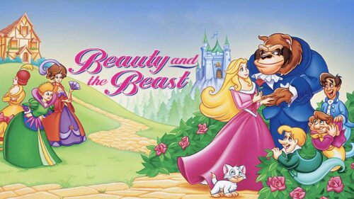 Enchanted Rose and Castle Beauty and the Beast Cinematic 4K Desktop Wallpaper