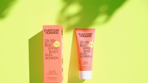Minimalist Everyday Humans Sunscreen Flat Lay Desktop Wallpaper