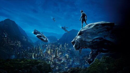 Majestic Black Panther Stalking in the Jungle 4K Desktop Wallpaper