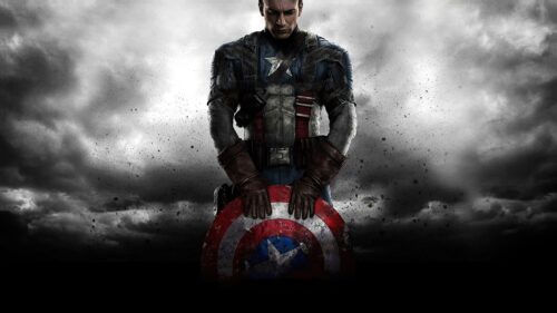 Epic Captain America Shield Cinematic 4K Desktop Wallpaper