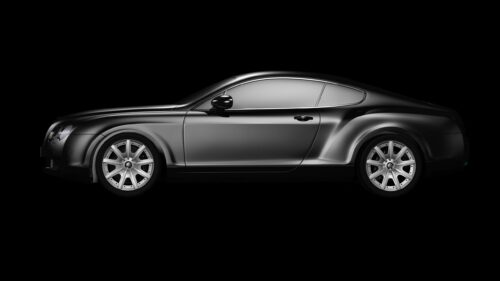 Elegant Black Bentley Continental GT Luxury Sports Car 4K Wallpaper
