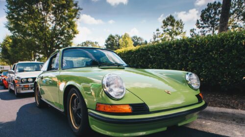 Stunning Lime Green Porsche 911 Classic Car 4K Desktop Wallpaper