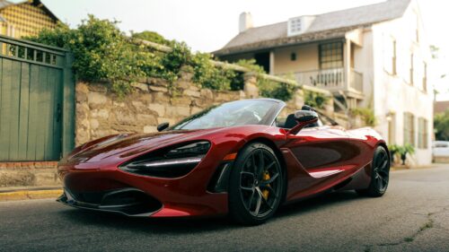 Stunning Red McLaren 720S Spider Supercar 4K Desktop Wallpaper