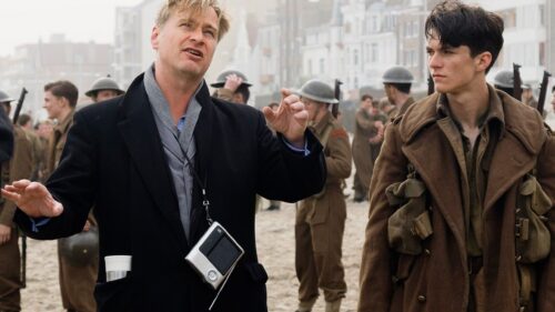 Cinematic Christopher Nolan Tribute Aesthetic 4K PC Wallpaper