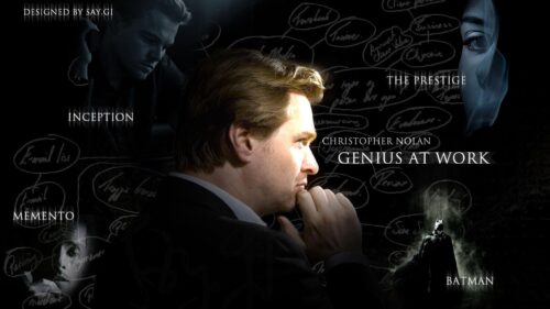 Cinematic Christopher Nolan Tribute High Resolution 4K Desktop Wallpaper
