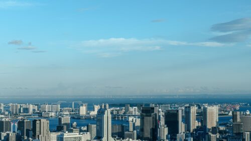 Stunning Tokyo Bay Skyline and Cityscape 4K Desktop Wallpaper