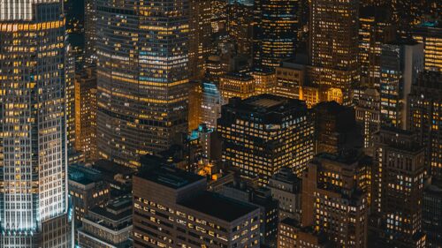 Stunning New York City Nightscape Skyline 4K Desktop Wallpaper