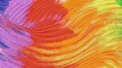 Vibrant Colorful Sand Texture Abstract Artistic 4K Desktop Wallpaper