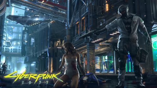 Cyberpunk 2077 Night City Neon Skyline 4K Gaming Wallpaper for PC Desktop