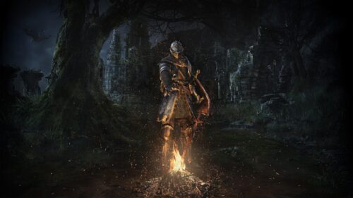 Dark Souls Epic Boss Battle 4K Desktop Wallpaper | High-Quality Gaming Background