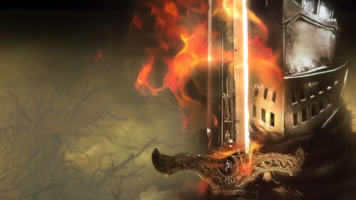 Dark Souls Epic Boss Battle Gaming Wallpaper 4K for PC Desktop