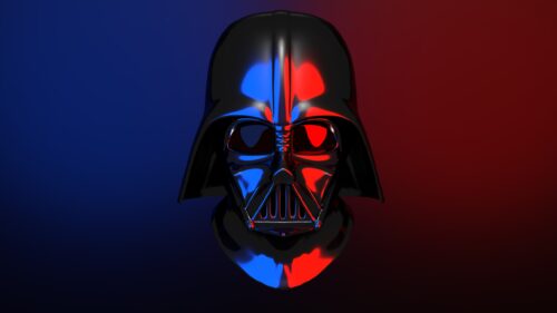 Iconic Darth Vader Sith Lord Cinematic Helmet Close-up 4K Desktop Wallpaper