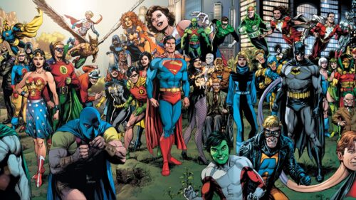 Epic DC Comics Heroes and Villains Cinematic Collage High Definition 4K Desktop Wallpaper