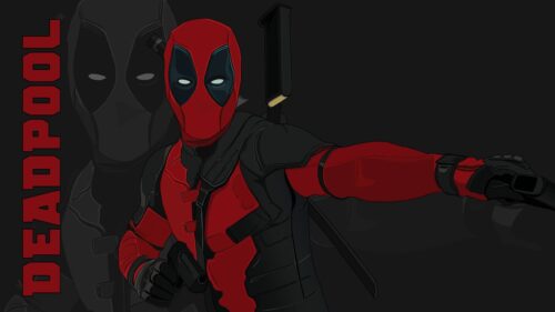 Deadpool Action Pose Marvel Superhero High Definition 4K PC Wallpaper