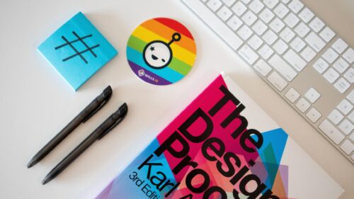 Creative Graphic Designer Workspace Aesthetic 4K Desktop Wallpaper