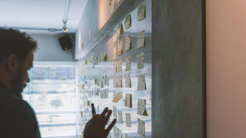 Creative Professional Brainstorming with Sticky Notes PC Wallpaper