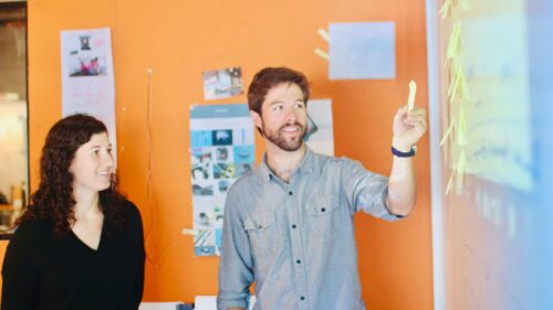 Creative Team Collaboration and Strategy Meeting Desktop Wallpaper