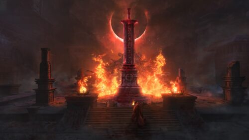 Diablo IV Dark Fantasy Gaming Wallpaper 4K High Resolution Desktop Background