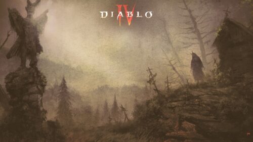 Diablo IV Epic Fantasy Gaming Wallpaper for Desktop 4K – Dark Sanctuary Art
