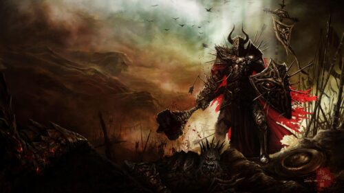 Diablo IV Lilith Dark Fantasy Gaming Wallpaper 4K High Resolution Desktop Background