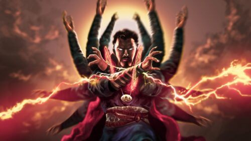 Doctor Strange Cinematic Multiverse Magic Art 4K Desktop Wallpaper