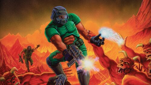 DOOM Slayer Cinematic 4K Gaming Wallpaper for Desktop PC – High Quality Landscape Background