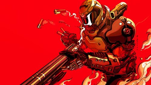 Doom Slayer Rip and Tear Gaming Wallpaper – High Quality 4K Desktop Background