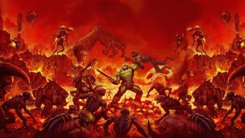 Doom Slayer Gaming Wallpaper 4K High Quality Desktop Background