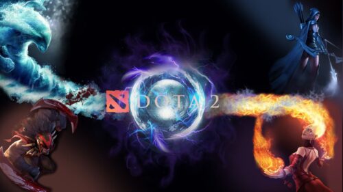 Epic Dota 2 Battle Scene 4K Gaming Desktop Wallpaper – High-Quality PC Background