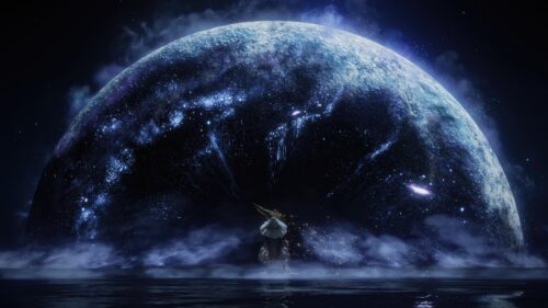 Elden Ring Lands Between Epic Landscape Gaming Wallpaper for Desktop 4K