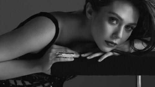 Stunning Elizabeth Olsen Cinematic Portrait High Resolution 4K Desktop Wallpaper
