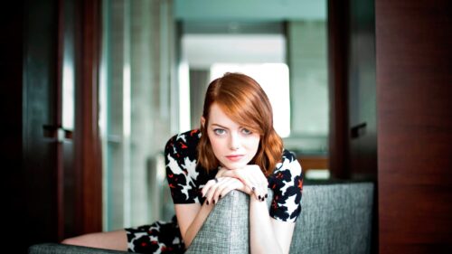 Stunning Emma Stone Portrait High Definition 4K PC Wallpaper