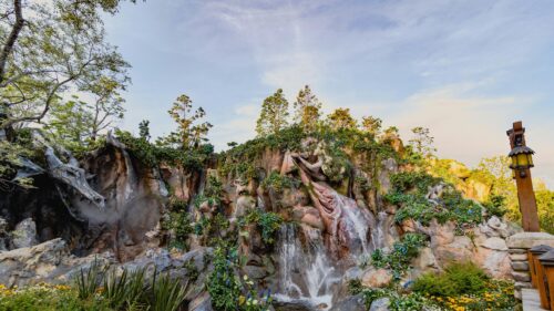 Magical Enchanted Waterfall Forest Fantasy 4K Wallpaper