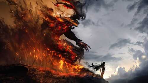 Final Fantasy Epic Fantasy World 4K Gaming Wallpaper for Desktop PC