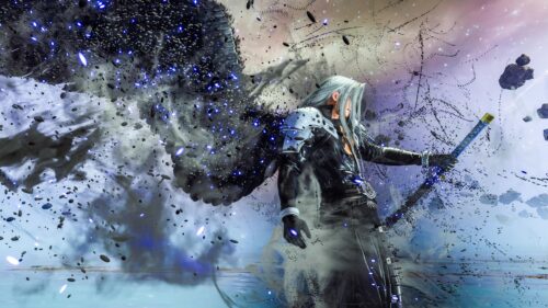 Final Fantasy VII Rebirth Cloud Strife Scenic 4K Gaming Wallpaper for Desktop PC
