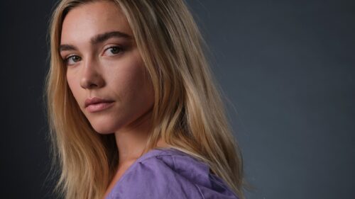 Florence Pugh Stunning Cinematic Portrait High Resolution Desktop Wallpaper
