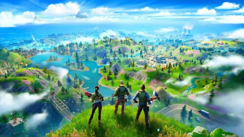 Epic Fortnite Battle Royale Gaming Wallpaper for Desktop – High Quality 16:9 PC Background