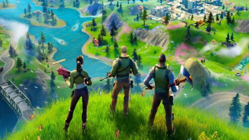 Epic Fortnite Battle Royale Gaming Wallpaper 4K High Quality Desktop Background