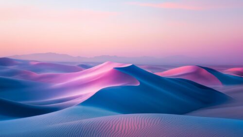 Breathtaking From Above Aerial View of Misty Mountain Ranges Landscape 4K Desktop Wallpaper